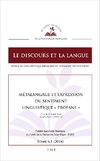 Métalangage et expression du sentiment linguistique 