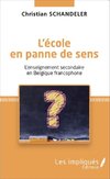 L'école en panne de sens