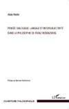 Pensée dialogique, langage et intersubjectivité dans la philosophie de Franz Rosenzweig