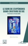 Le sens de l'expérience dans l'histoire de vie