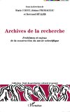 Archives de la recherche