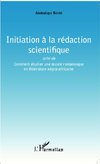 Initiation à la rédaction scientifique