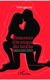 Eléments d'érotique du texte