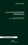 Il n'y a pas de rapport homosexuel