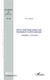 Mots chrétiens usuels en français et autres langues