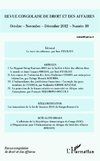 Revue congolaise de droit et des affaires