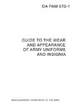 DA PAM 670-1 Guide to Wear and Appearance of Army Uniforms and Insignia