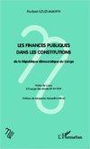 Les finances publiques dans les constitutions