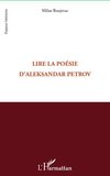 Lire la poésie d'Aleksandar Petrov