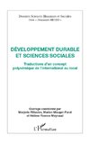 Développement durable et sciences sociales