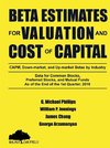 Beta Estimates for Valuation and Cost of Capital, As of the End of 1st Quarter, 2018