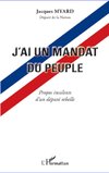 J'ai un mandat du peuple