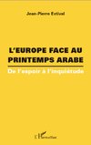 L'Europe face au printemps arabe