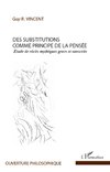 Des substitutions comme principe de la pensée