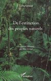 De l'extinction des peuples naturels