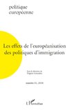 Les effets de l'européanisation des politiques d'immigration