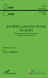 Société, langues, école en Haïti