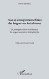 Pour un enseignement efficace des langues aux autochtones