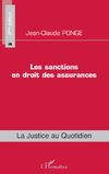 Les sanctions en droit des assurances