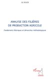 Analyse des filières de production agricole