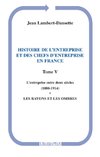 Histoire de l'entreprise et des chefs d'entreprise en France