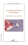 Ecritures palestiniennes francophones