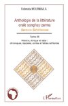 Anthologie de la littérature orale songhay-zarma