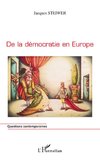 De la démocratie en Europe