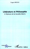 Littérature et philosophie à l'épreuve de la nouvelle théorie