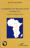 Les préalables d'une démocratie ouverte en Afrique noire