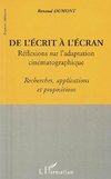 De l'écrit a l'écran