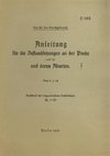 D 162 Anleitung für die Instandsetzungen an der Protze