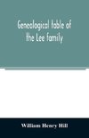 Genealogical table of the Lee family