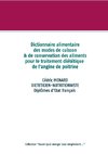 Dictionnaire des modes de cuisson et de conservation des aliments pour  le traitement diététique de l'angine de poitrine