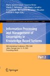 Information Processing and Management of Uncertainty in Knowledge-Based Systems