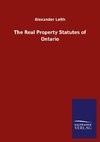The Real Property Statutes of Ontario