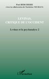 Lévinas, critique de l'Occident