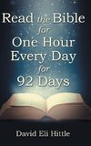 Read the Bible for One Hour Every Day for 92 Days