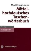 Mittelhochdeutsches Taschenwörterbuch