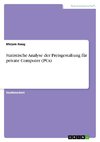 Statistische Analyse der Preisgestaltung für private Computer (PCs)