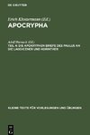 Apocrypha, Teil 4, Die apokryphen Briefe des Paulus an die Laodicener und Korinther