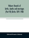 Woburn records of births, deaths and marriages (Part VII) Births 1891-1900