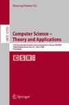 Computer Science - Theory and Applications