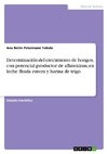 Determinación del crecimiento de hongos, con potencial productor de aflatoxinas, en leche fluida entera y harina de trigo