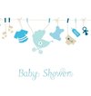 Baby Shower Guest Book, Blue, Boy, Beautiful Guest Book for Family & Friends to Write In, Mummy To Be, Photo, Baby, Pregnancy, Motherhood, New Born Keepsake (Hardback)