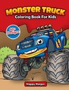 Monster Truck Coloring Book For Kids