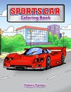 Sports Car Coloring Book