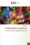 L'intitulation en peinture