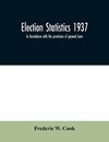 Election statistics 1937; In Accordance with the provisions of general Laws.