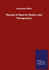 Manual of Materia Medica and Therapeutics